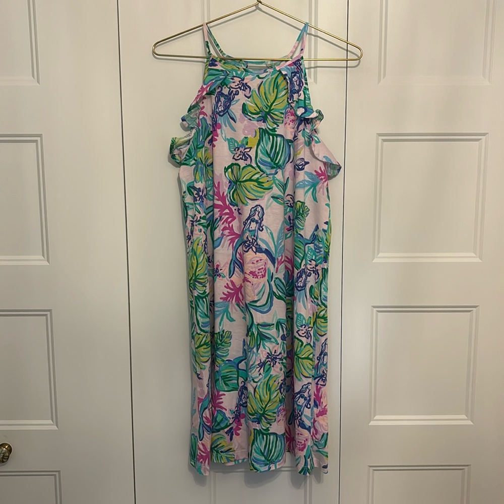 Lilly Pulitzer ruffle tank dress